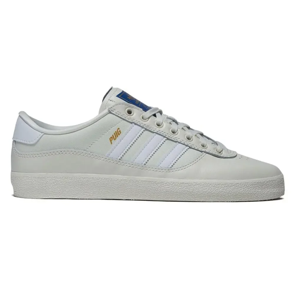 ADIDAS PUIG INDOOR SHOES - OFF WHITE/FTWR WHITE/BLUE BIRD - 10.5